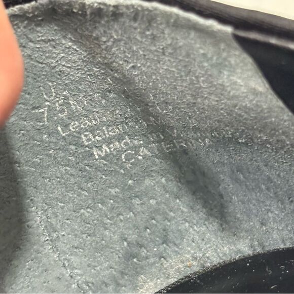 Franco Sarto | Women’s Coal Grey and Black Leather Caterina Ballet Flat Size 7.5 - Picture 9 of 9